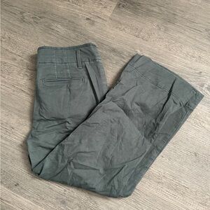 Loft Petite Wide Leg Pants Size 2 in Dusty Willow Green